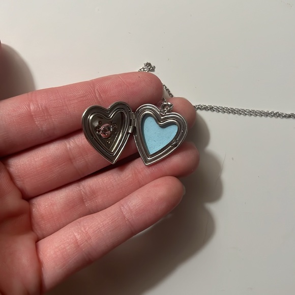 Rodger’s Jewerly Cubic Zirconia Necklace with Sterling Silver! Locket! - Picture 3 of 3